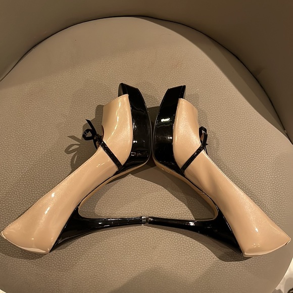 Gorgeous Unique Platform Heels Heels with Front Bow - Picture 4 of 9